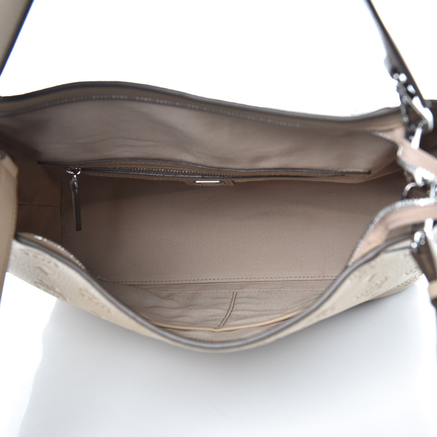 MCM Grained Calfskin Medium Klara Hobo New Beige 6 of 9