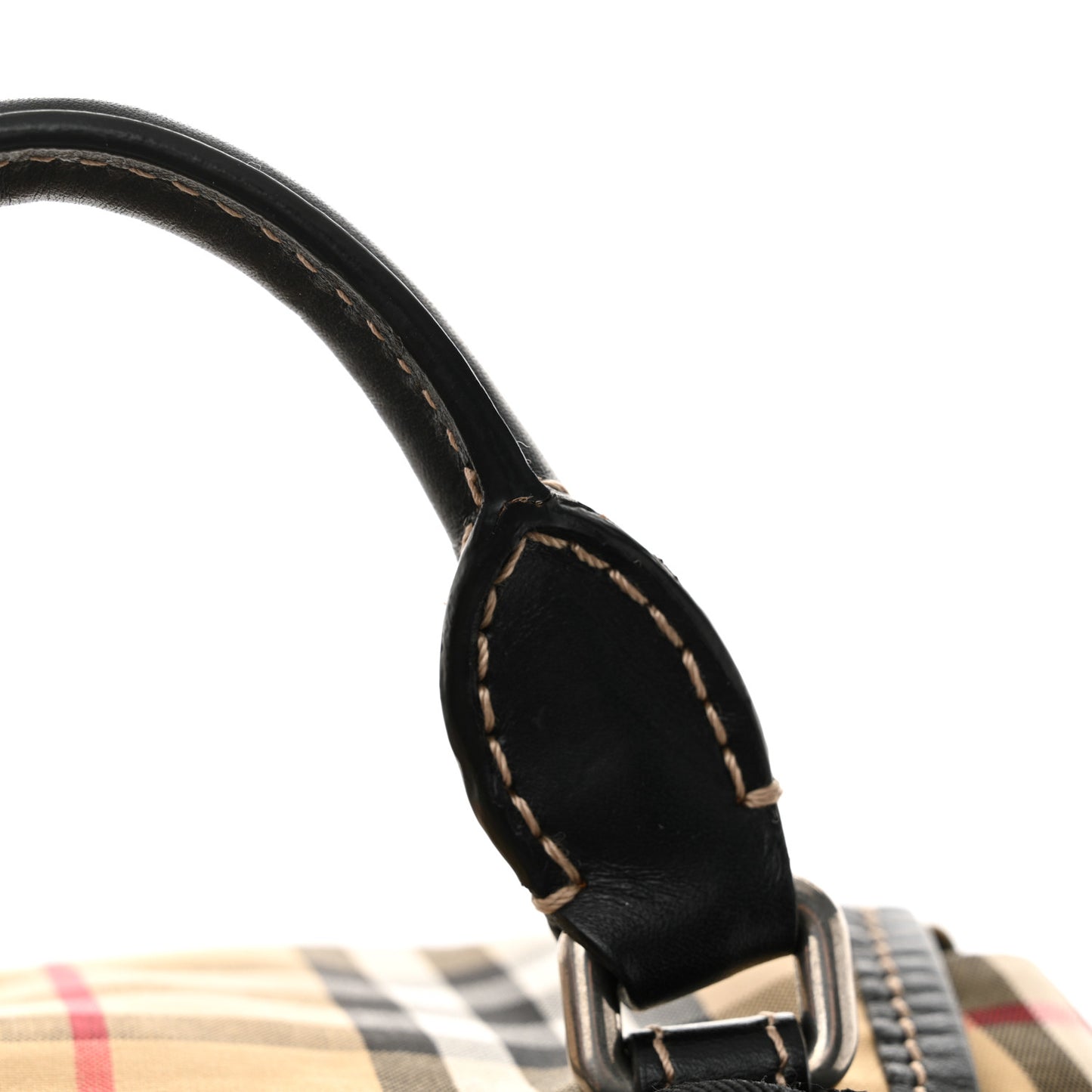 Nylon Vintage Check Medium Rucksack Backpack Antique Yellow