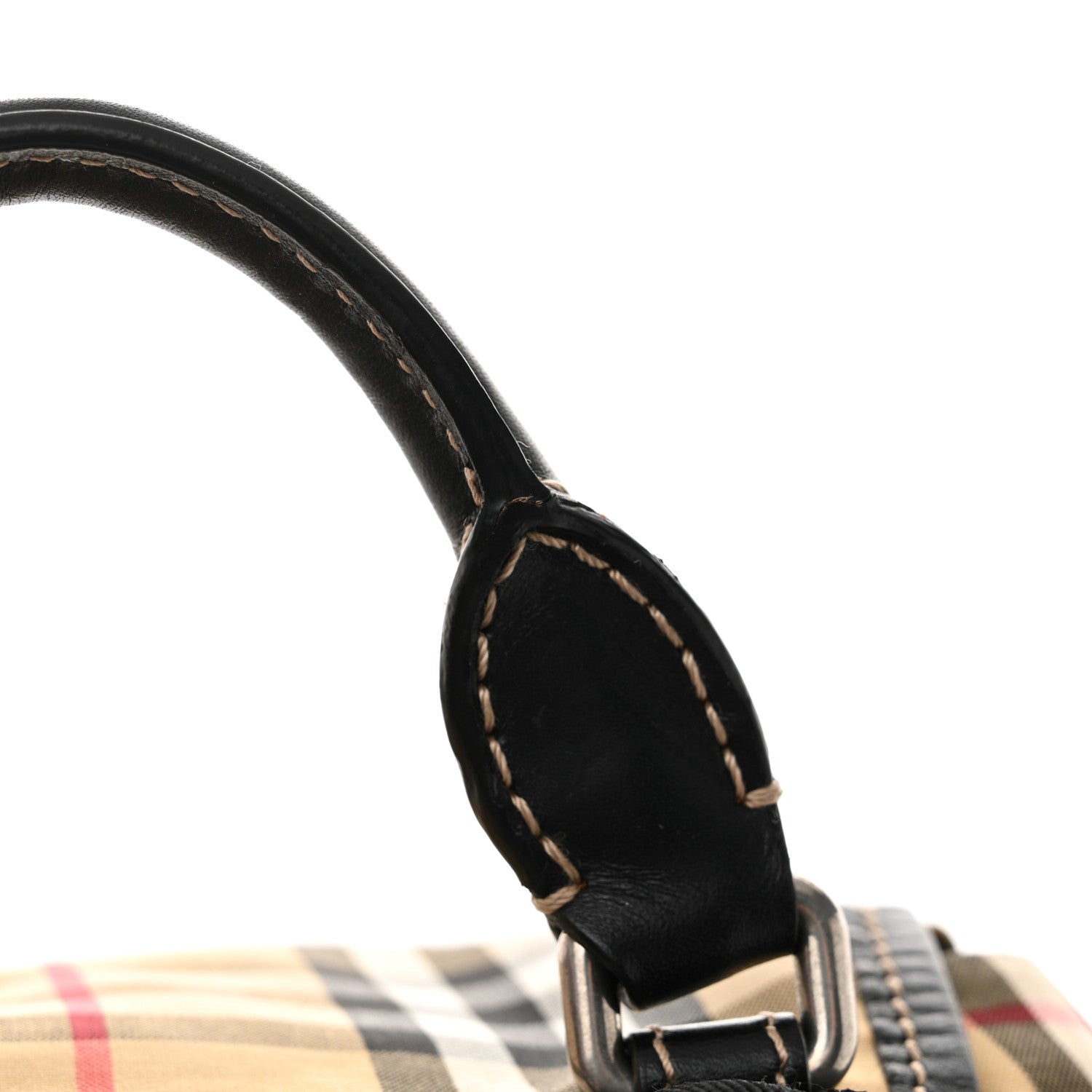 Burberry Nylon Vintage Check Medium Rucksack Backpack Antique Yellow 12 of 13