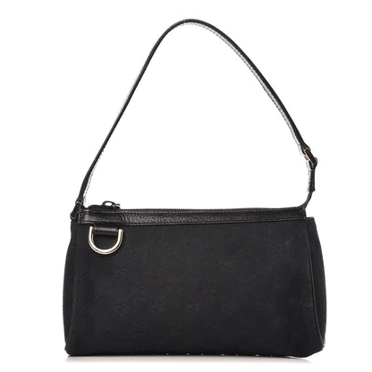 Gucci Monogram D Ring Cosmetic Case Bag Black 1 of 7