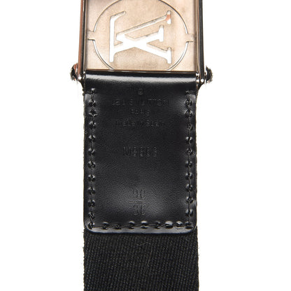 Louis Vuitton Canvas Monogram LV Cut Belt 90 36 Black 4 of 5