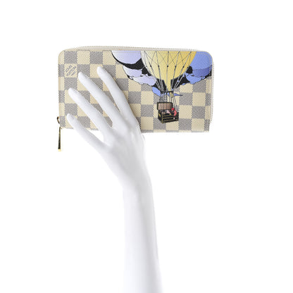 Louis Vuitton Damier Azur Illustre Zippy Wallet 2 of 7