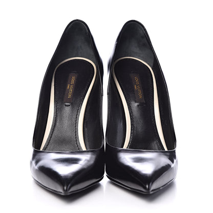 Louis Vuitton Calfskin Eyeline Pumps 37.5 Black 2 of 11