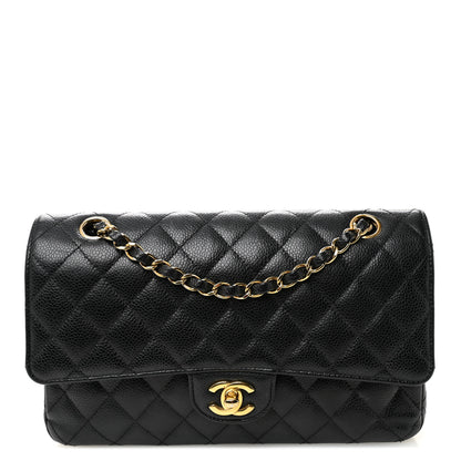 Chanel Caviar Quilted Medium Double Flap Black 1 of 10