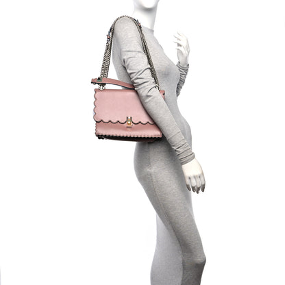 Fendi Vitello Liberty Scalloped Studded Kan I Shoulder Bag English Rose 2 of 11