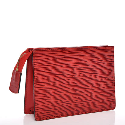 Louis Vuitton Epi Toiletry 15 Case Castillan Red 3 of 9