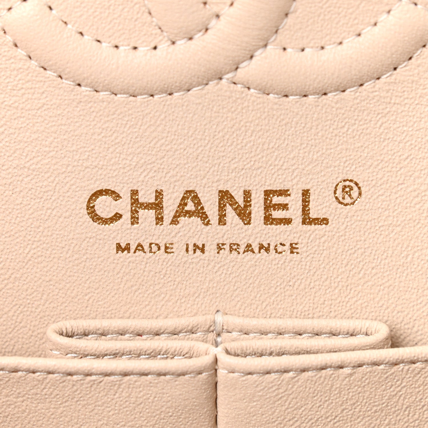 Chanel Caviar Chevron Quilted Small Double Flap Ivory 6 of 10