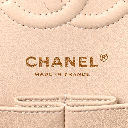 Chanel Caviar Chevron Quilted Small Double Flap Ivory 6 of 10