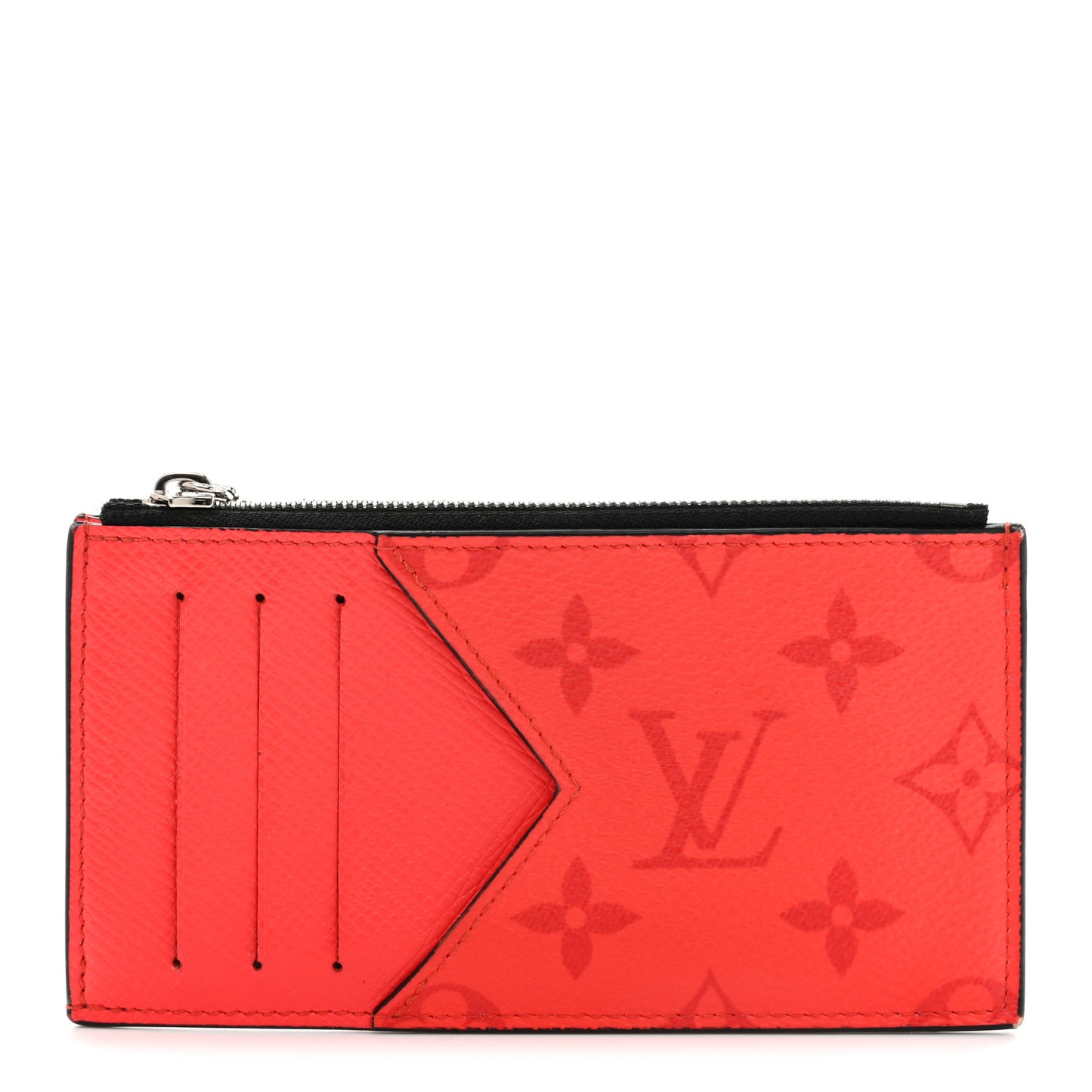Taigarama Coin Card Holder Fire Red