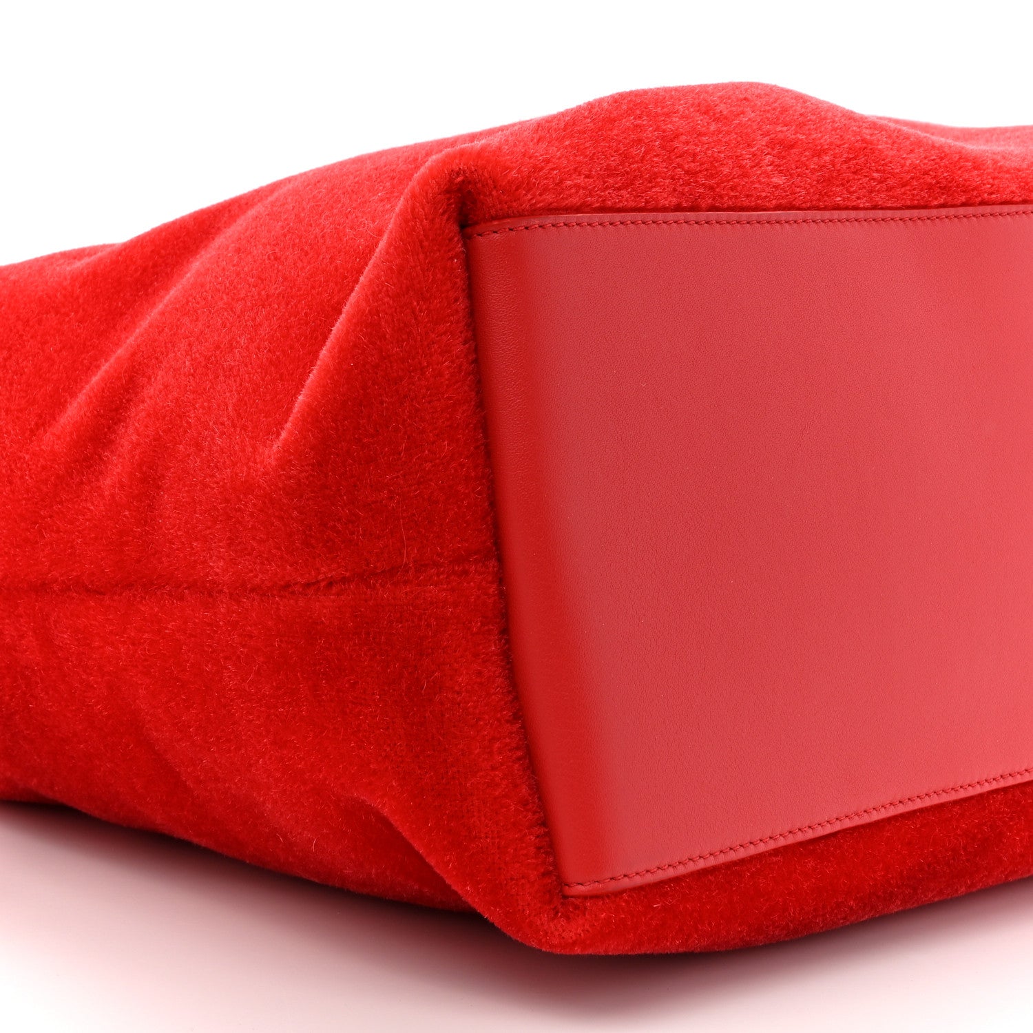 Loewe Mohair Flamenco XL Knot Clutch Scarlet Red 10 of 10