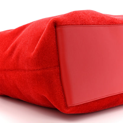 Loewe Mohair Flamenco XL Knot Clutch Scarlet Red 10 of 10