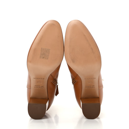 Hermes Calfskin Saint Germain Ankle Boots 36.5 Naturel 6 of 10