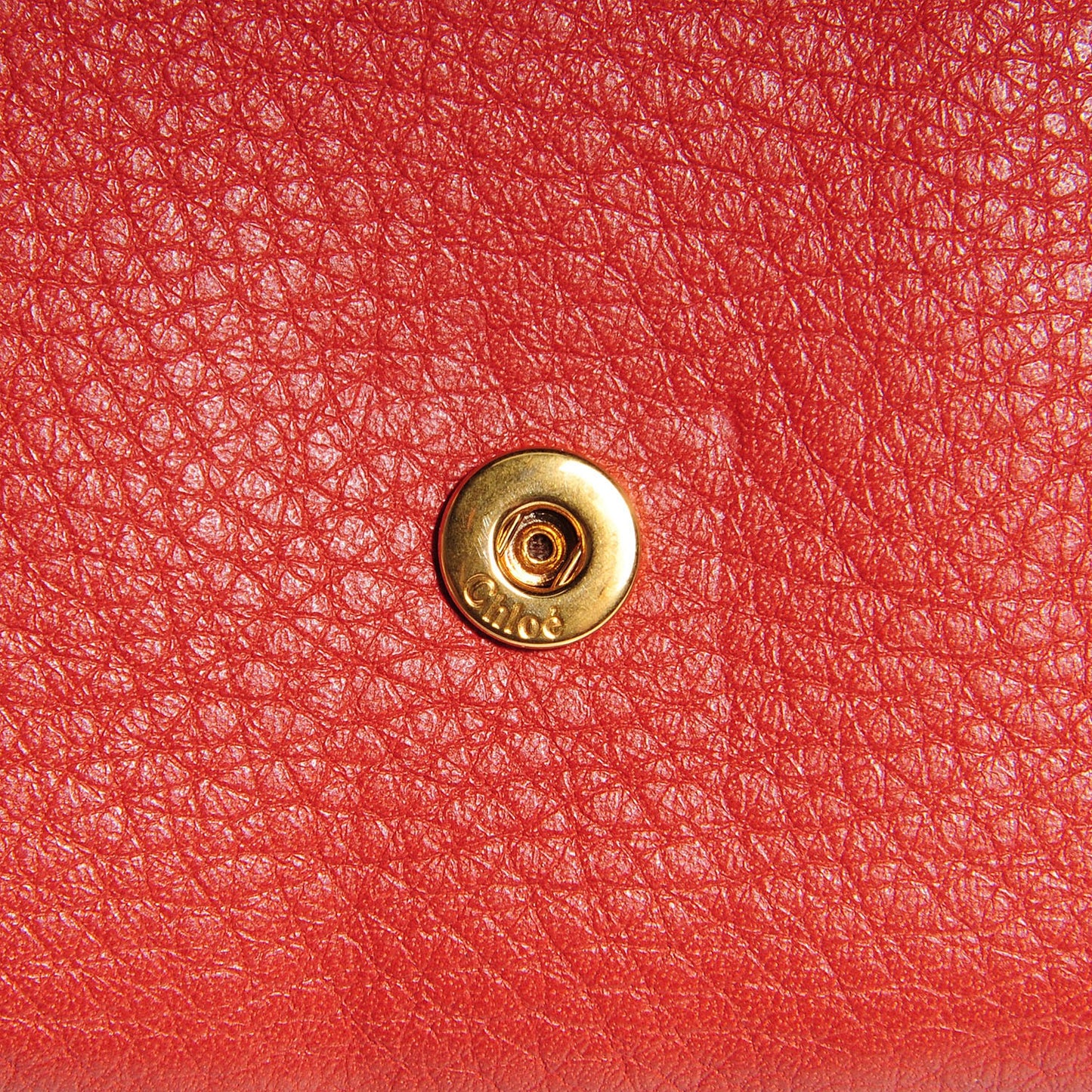 Calfskin Marcie Compact Wallet Maple Leaf