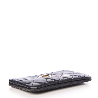 Chanel Aged Calfskin Quilted Small Reissue Cosmetic Case Black 4 of 7