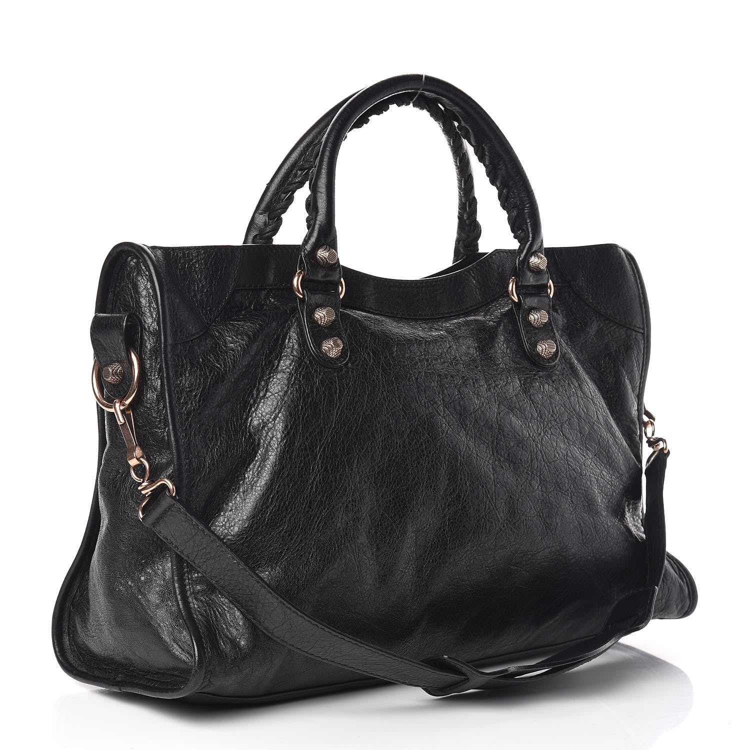 Balenciaga Agneau Giant 12 Rose Gold Hardware City Black 3 of 14