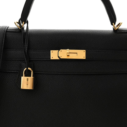 Hermes Togo Kelly Retourne 32 Black 8 of 12