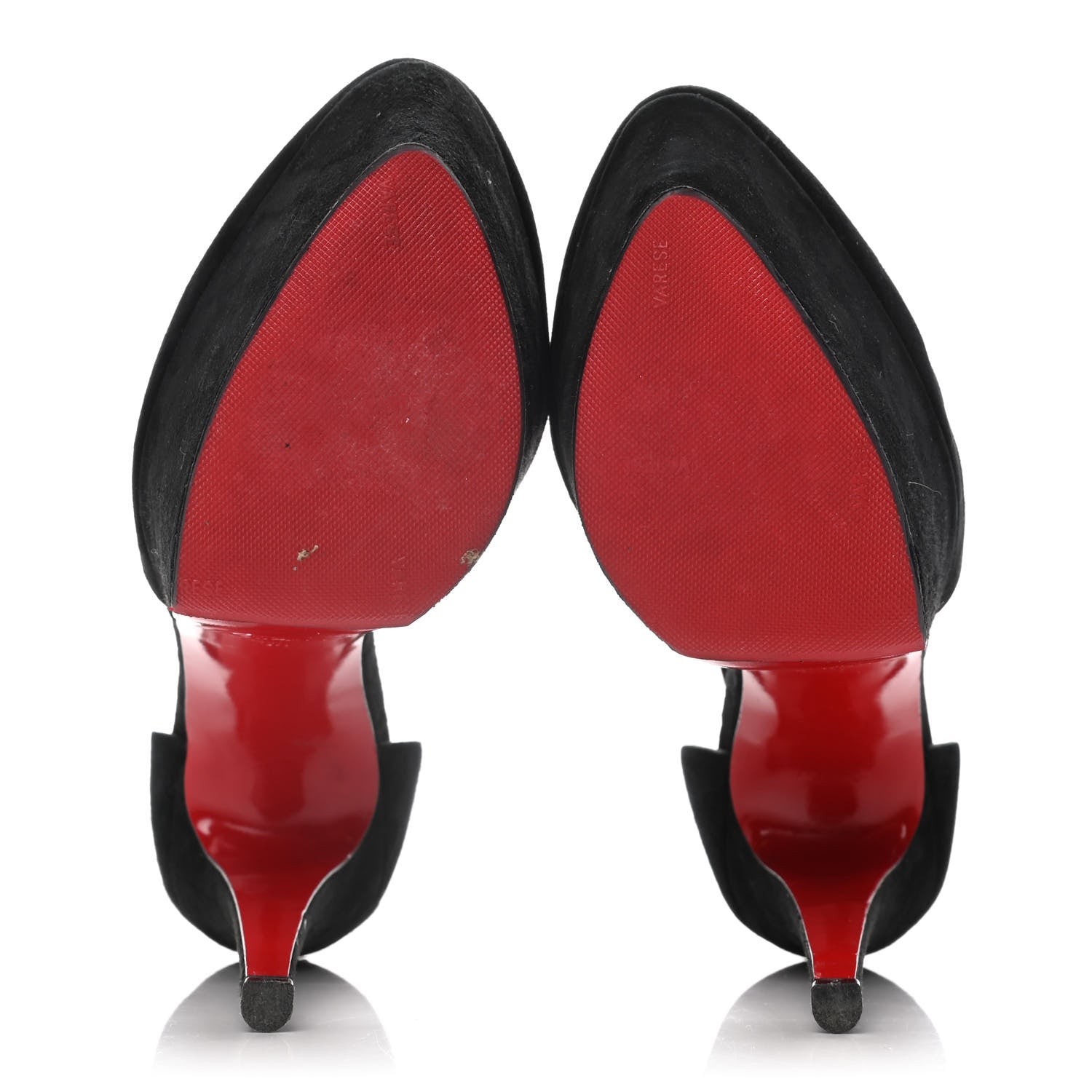 Christian Louboutin Veau Velours Mayada T-Strap Pumps 38 Black 5 of 10