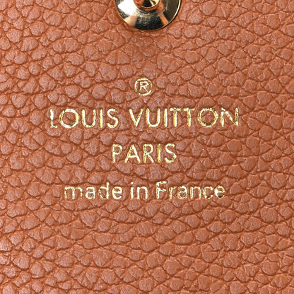 Louis Vuitton Empreinte Monogram Giant Wild At Heart Key Pouch Caramel 6 of 7