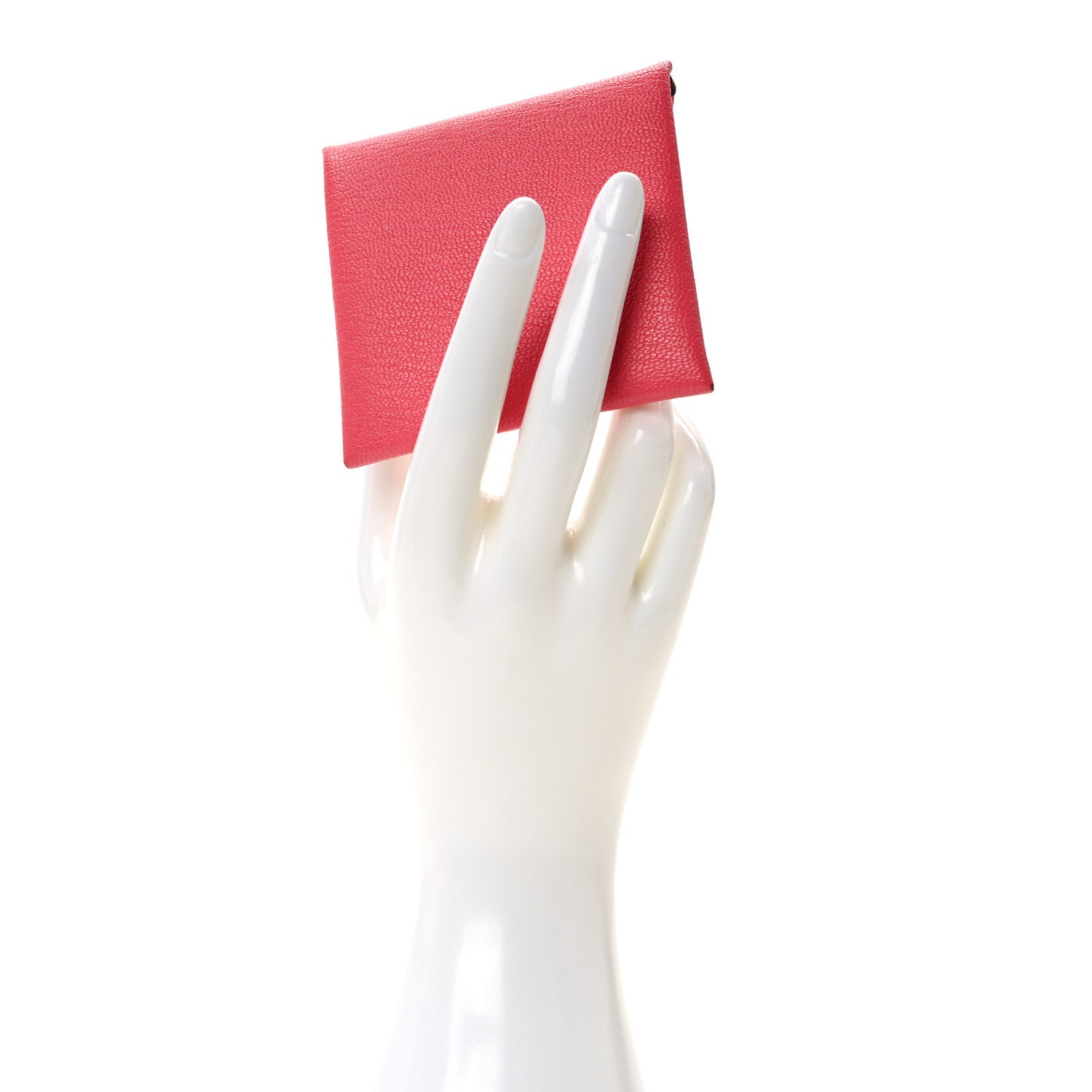 Hermes Chevre Mysore Bastia Coin Purse Rose Azalee 2 of 8