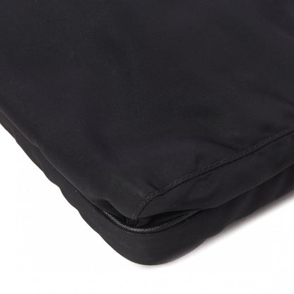 Prada Nylon Flat Messenger Bag Black 5 of 8