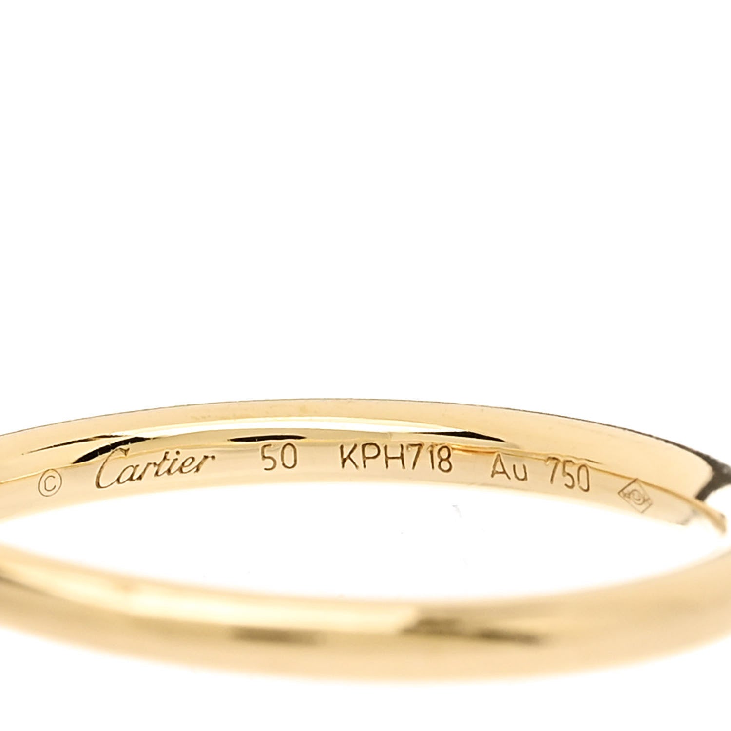 Cartier 18K Yellow Gold Small Juste Un Clou Ring 50 5.25 4 of 5