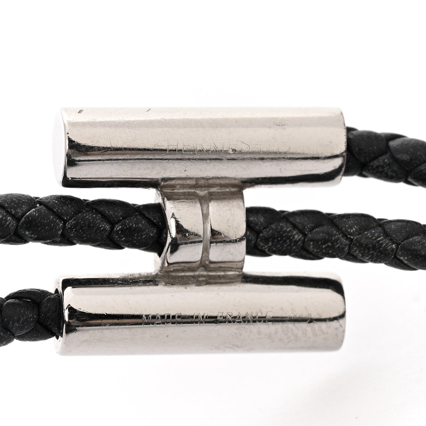 Swift Double Wrap Cord Tournis Tresse Bracelet Black