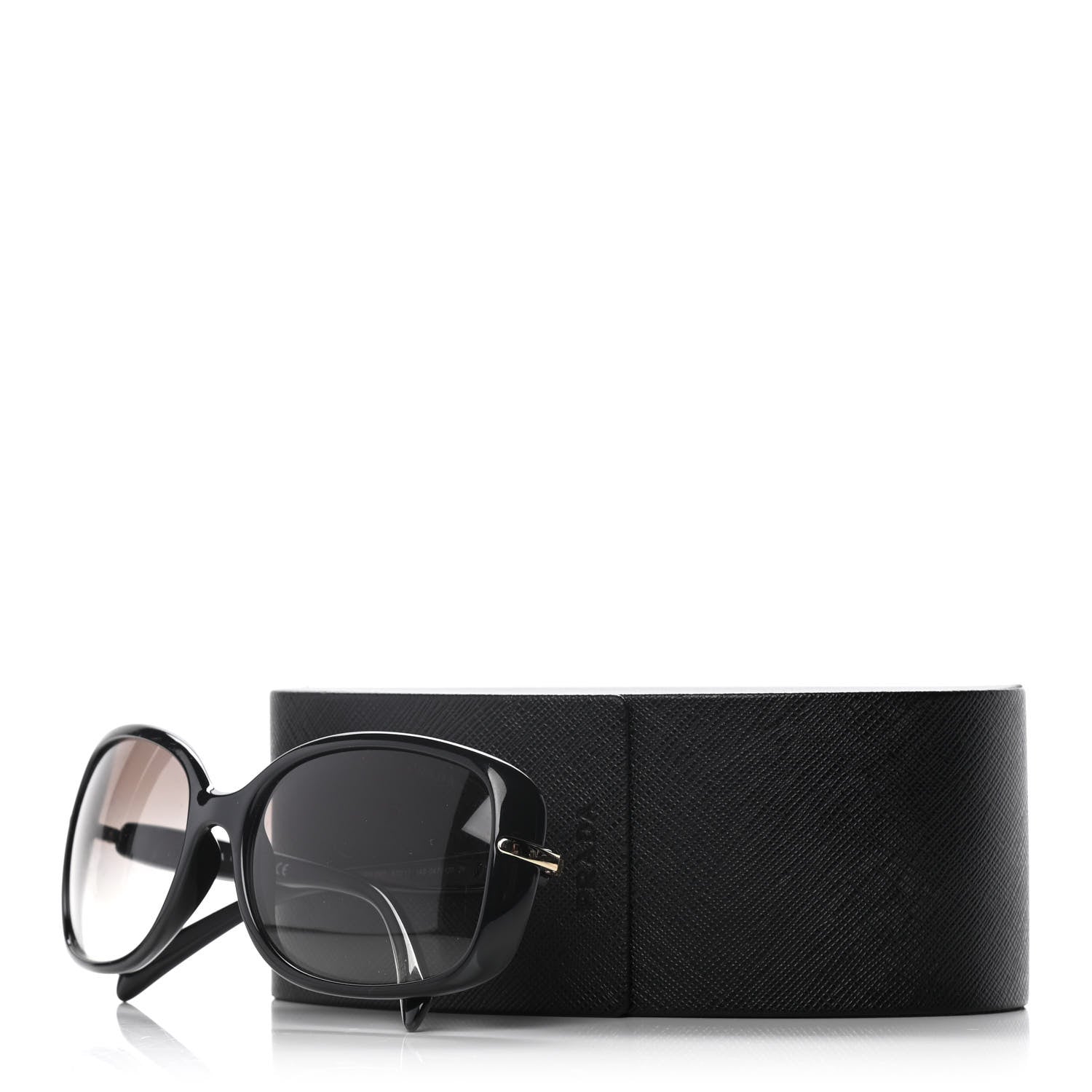 Prada Square Sunglasses SPR 08O Black 15 of 15
