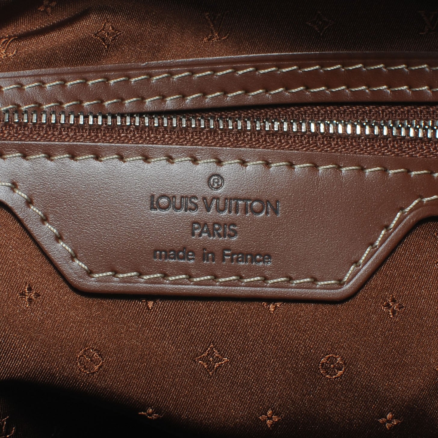 Louis Vuitton Suhali Lockit MM Sienne 7 of 11