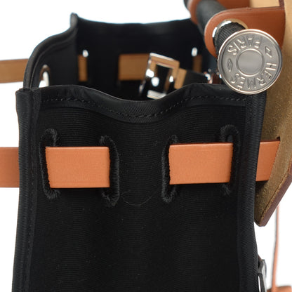 Hermes Vache Hunter Toile Herbag Zip PM 31 Black 5 of 16