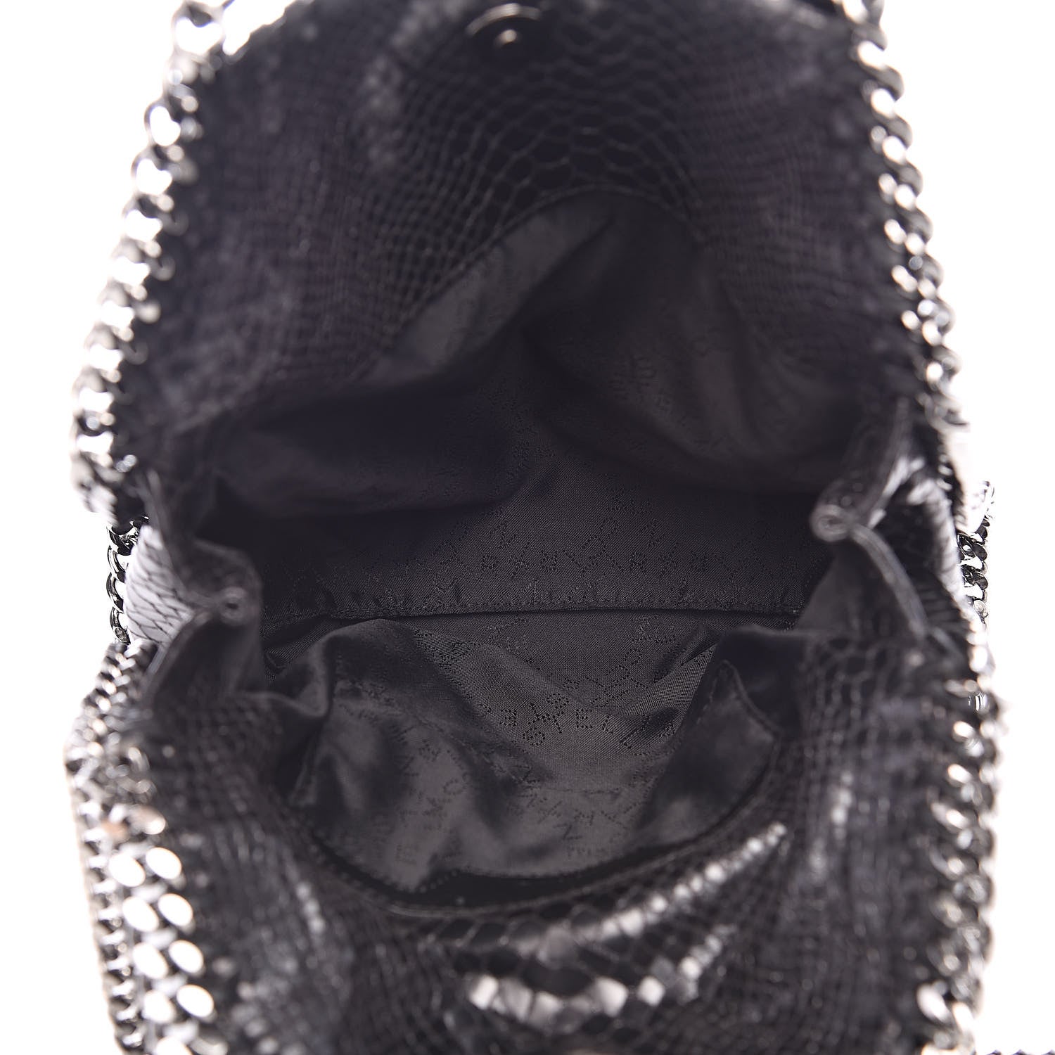 Stella McCartney Eco Python Mini Falabella Tote Black 5 of 9