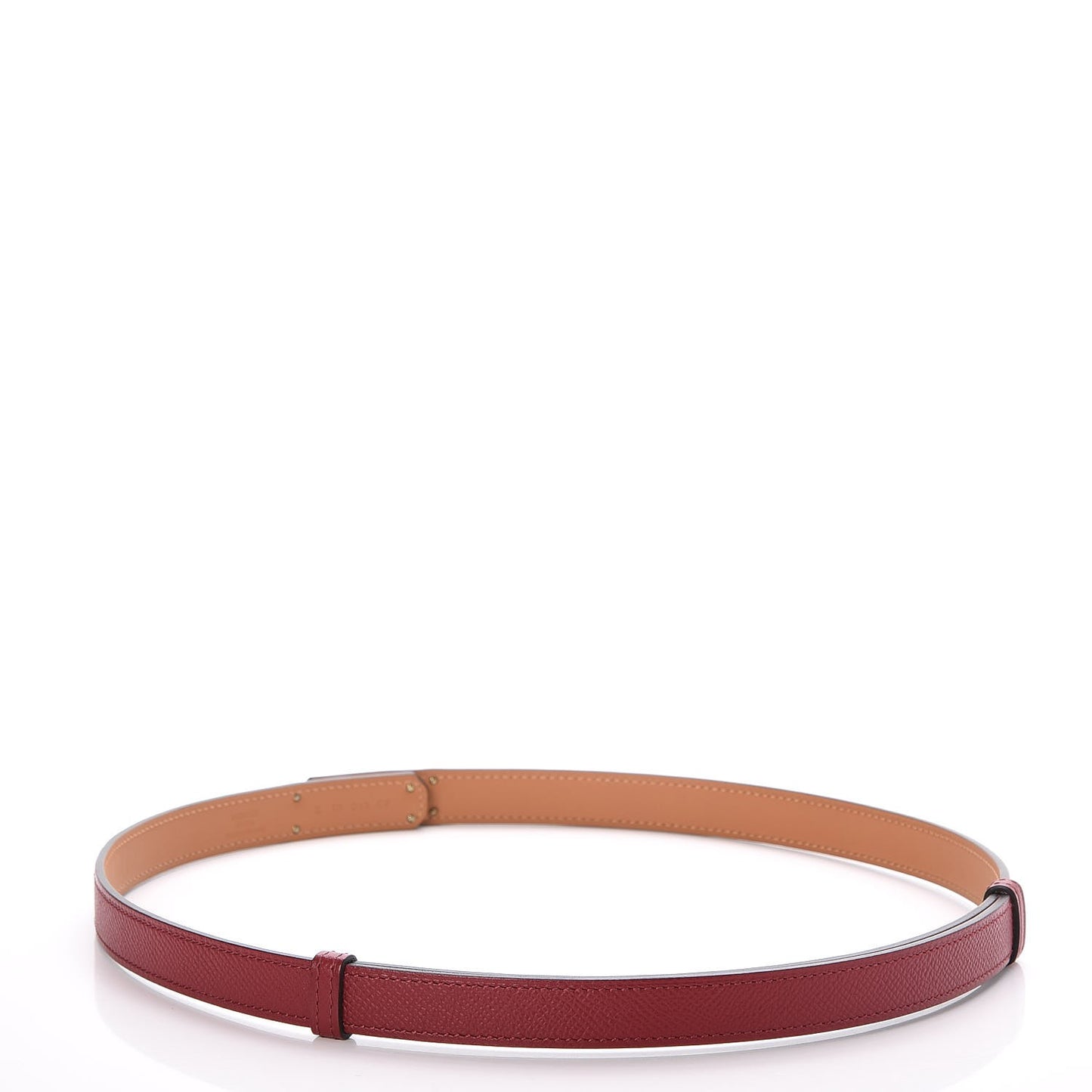 Epsom Kelly Belt Rouge Grenat