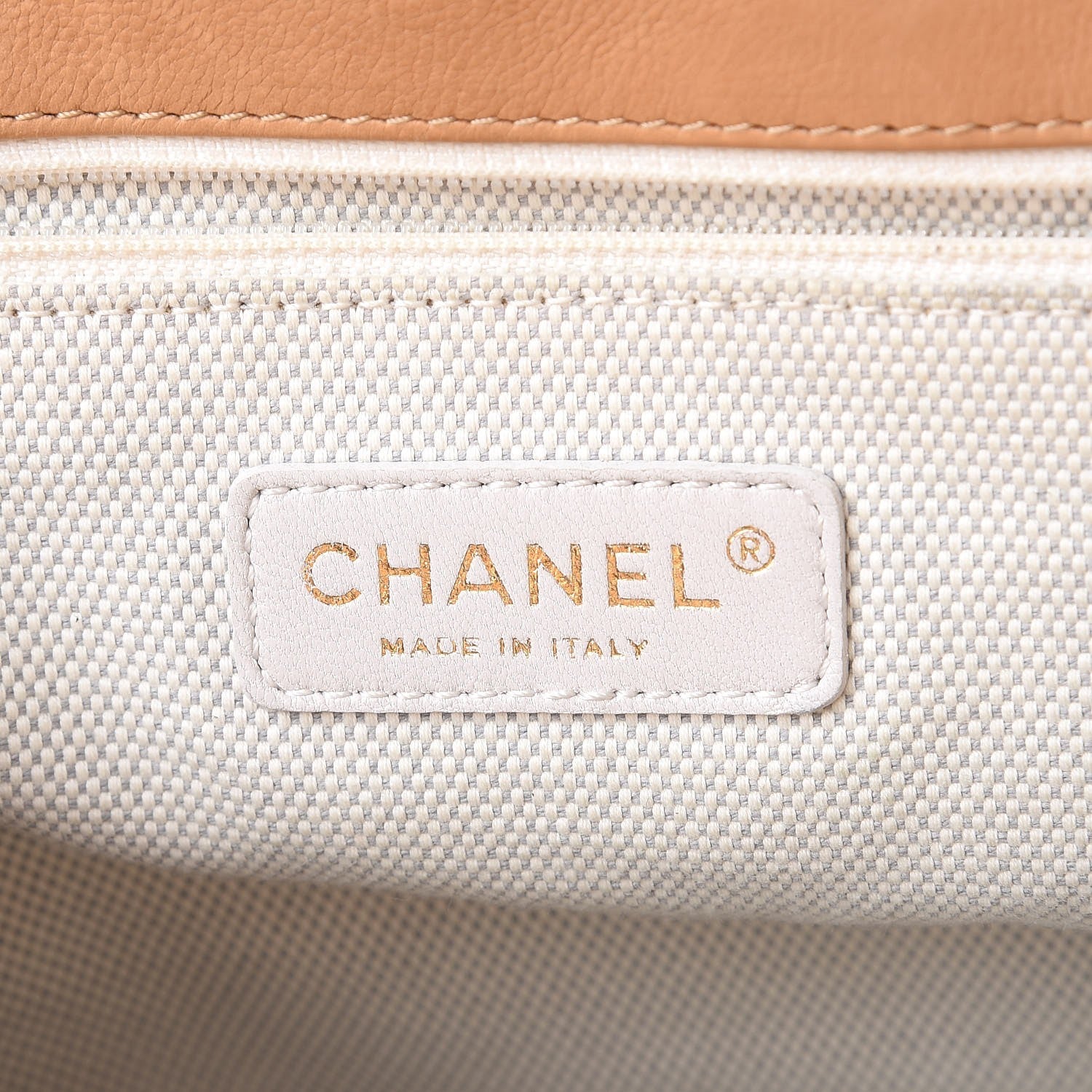 Chanel Calfskin Quilted Jumbo Retro Chain Accordion Flap Dark Beige 6 of 18