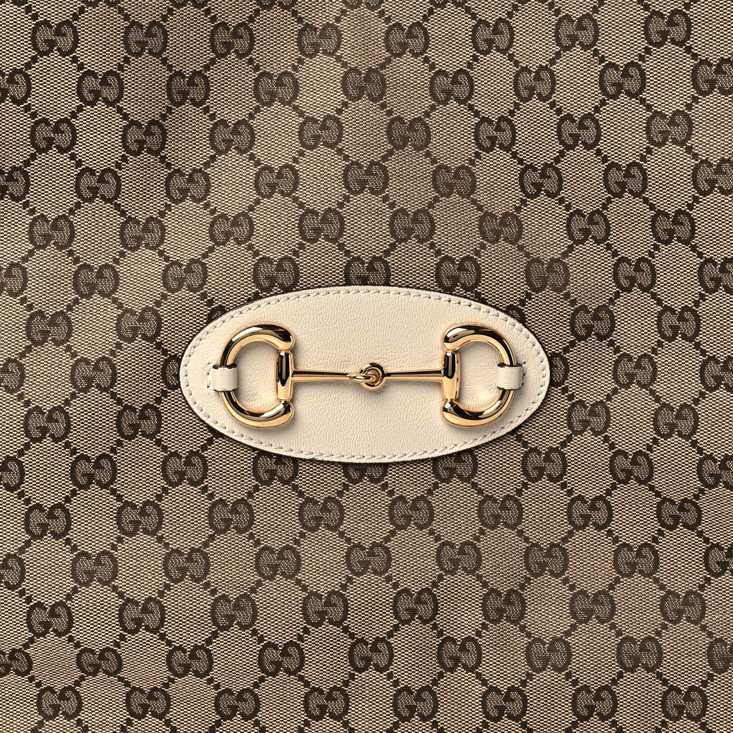 Monogram New Sakai Calfskin Lux Horsebit 1955 Tote Beige Ebony Mystic White