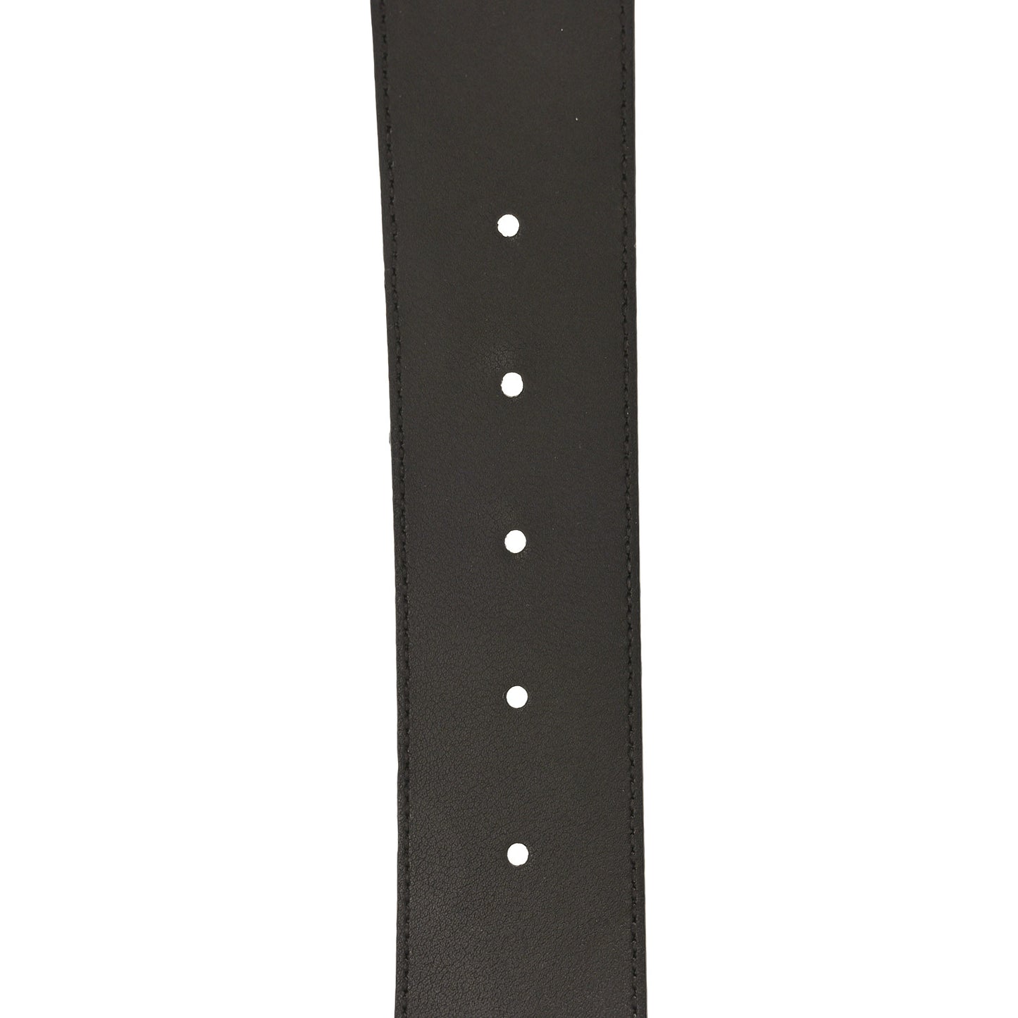 Textured Dollar Calfskin Double G 40mm Belt 95 38 Dark Cocoa