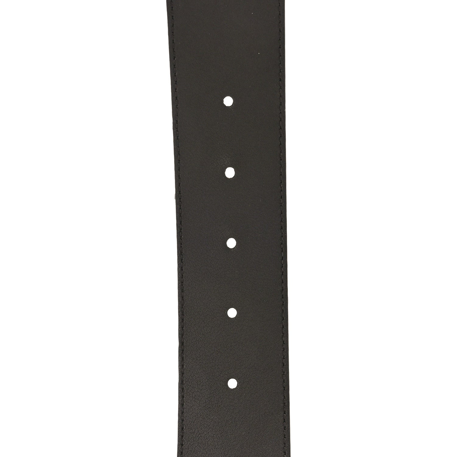 Gucci Textured Dollar Calfskin Double G 40mm Belt 95 38 Dark Cocoa 5 of 6