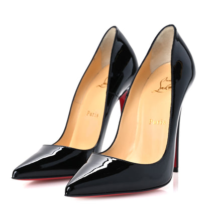 Christian Louboutin Patent So Kate 120 Pumps 37 Black 4 of 9
