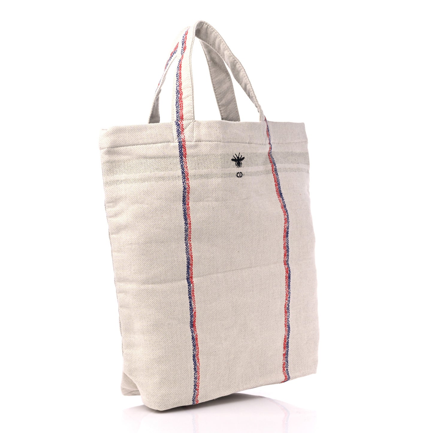 Canvas Print Cruise Tote Ivory Black