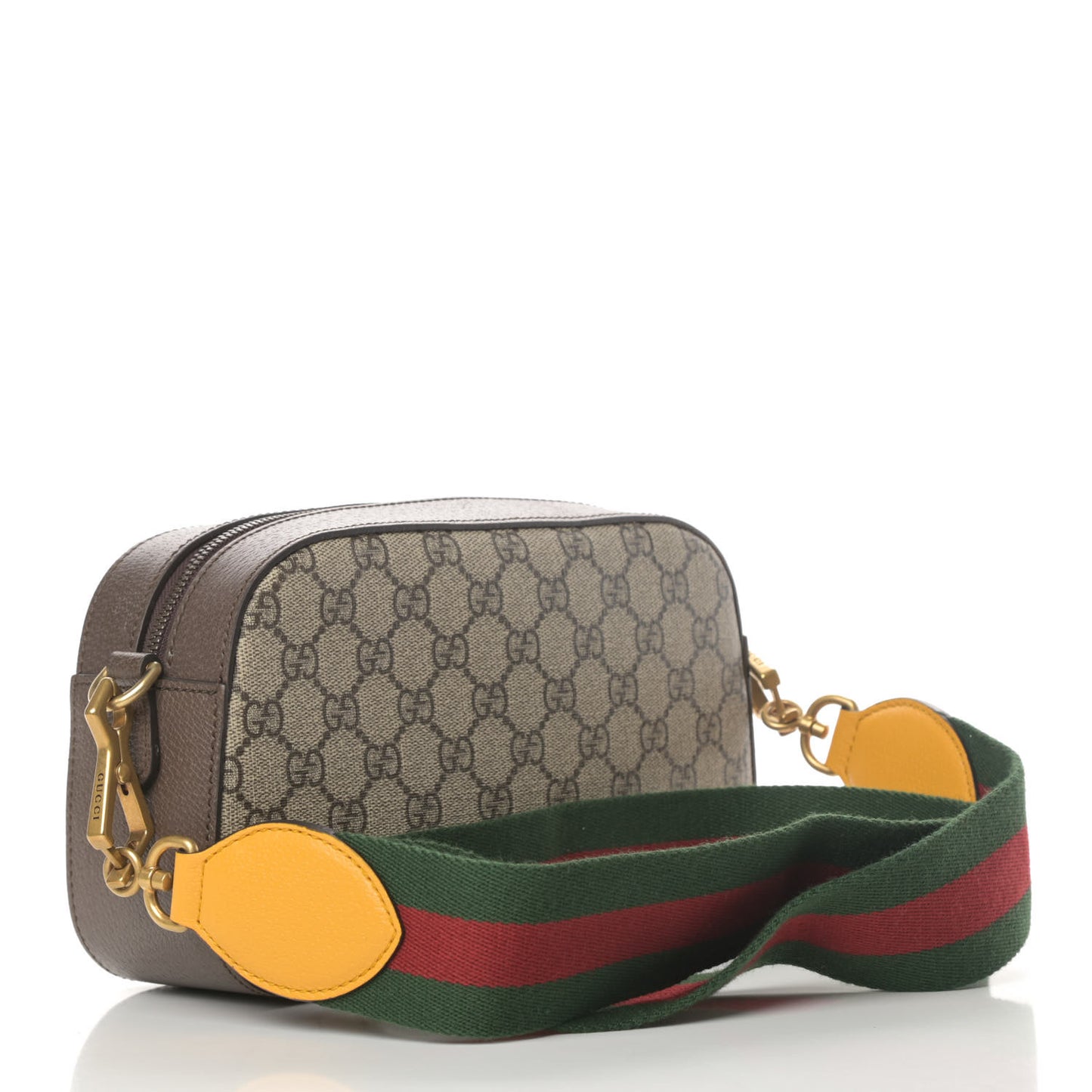 GG Supreme Monogram Web Neo Vintage Shoulder Bag Beige New Acero Crop