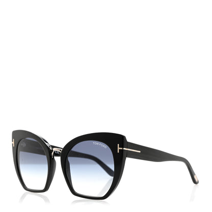 Tom Ford Samantha Cat Eye Sunglasses TF553 Black 1 of 9