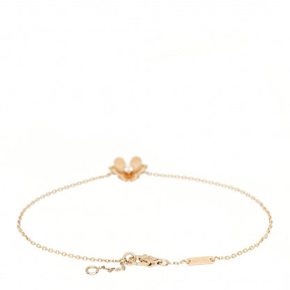 Van Cleef & Arpels 18K Yellow Gold Diamond Mini Frivole Bracelet 3 of 5