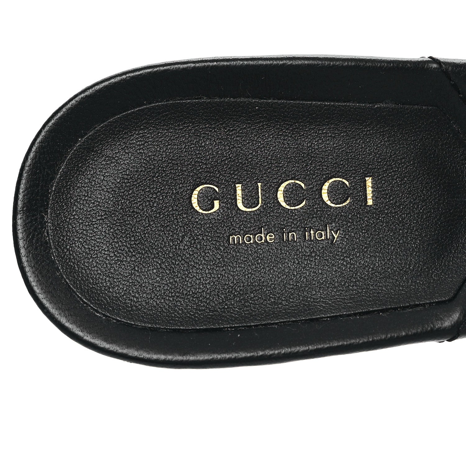 Gucci Nappa Matelasse GG Marmont 75mm Slide Sandals 36 Black 7 of 8