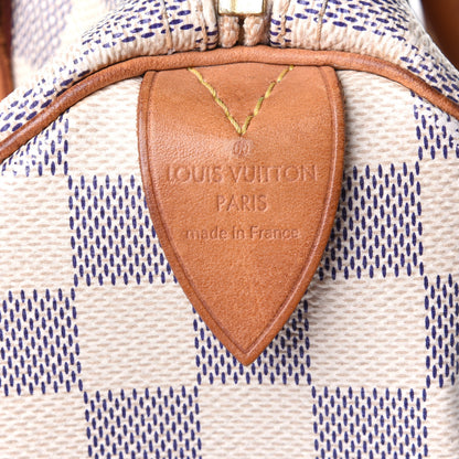 Louis Vuitton Damier Azur Speedy 25 6 of 9