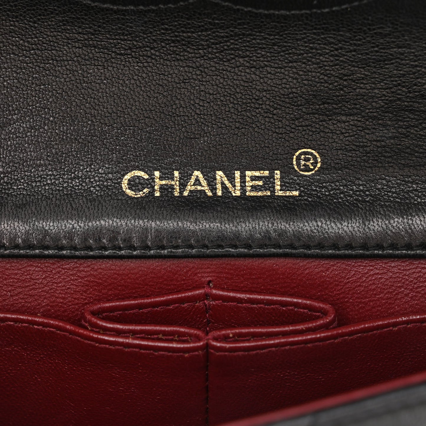 Lambskin Quilted Small Single Flap Black