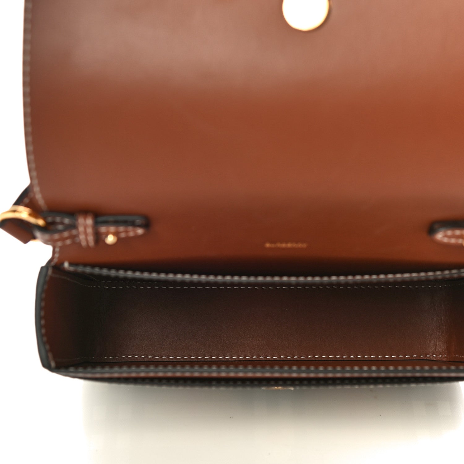 Burberry Calfskin Vintage Check New Hampshire Bag Archive Beige Tan 5 of 9