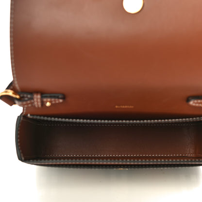 Burberry Calfskin Vintage Check New Hampshire Bag Archive Beige Tan 5 of 9