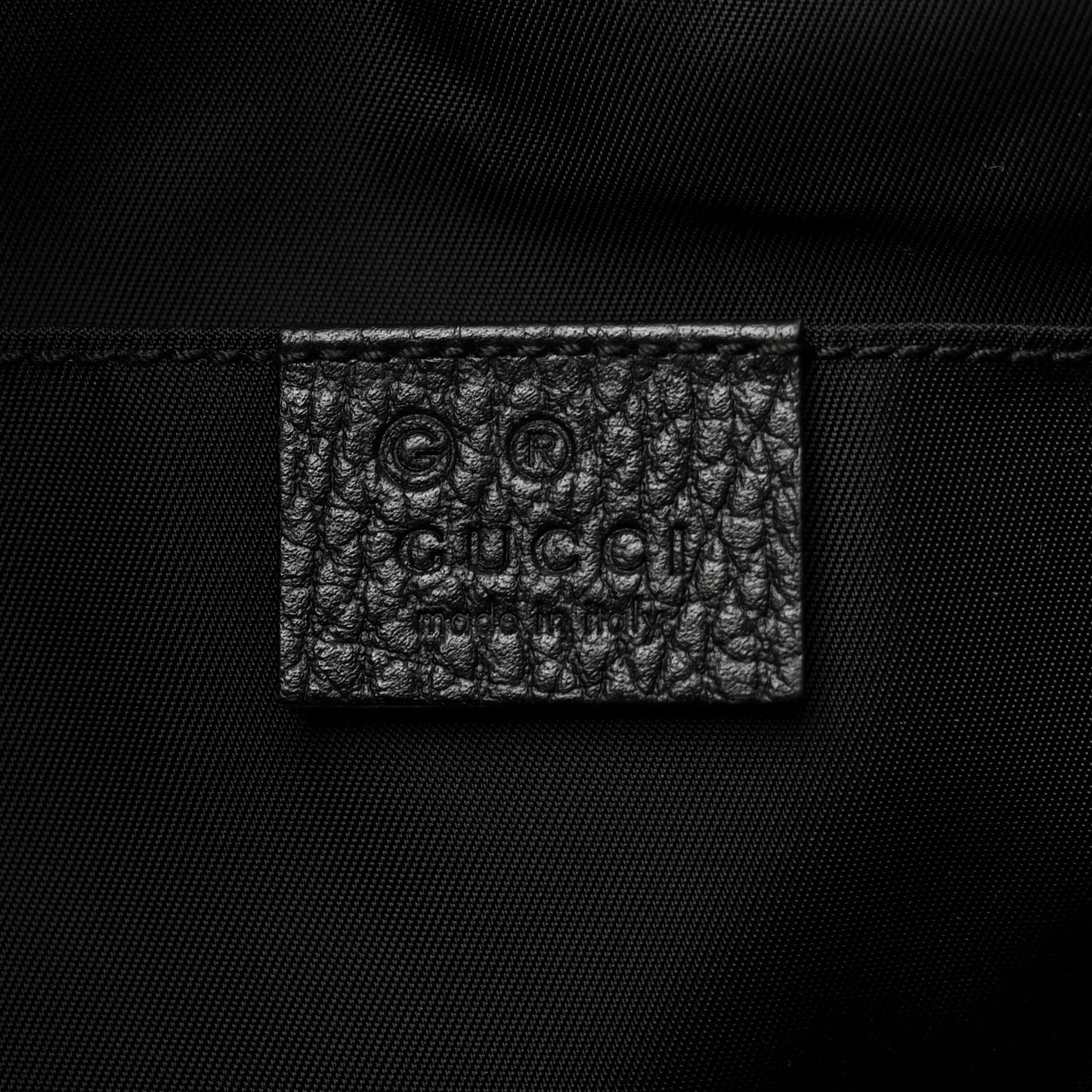 Nylon Monogram Medium Light Single Buckle Backpack Black