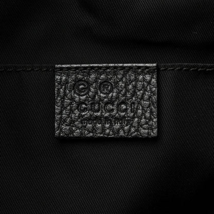 Gucci Nylon Monogram Medium Light Single Buckle Backpack Black 6 of 11