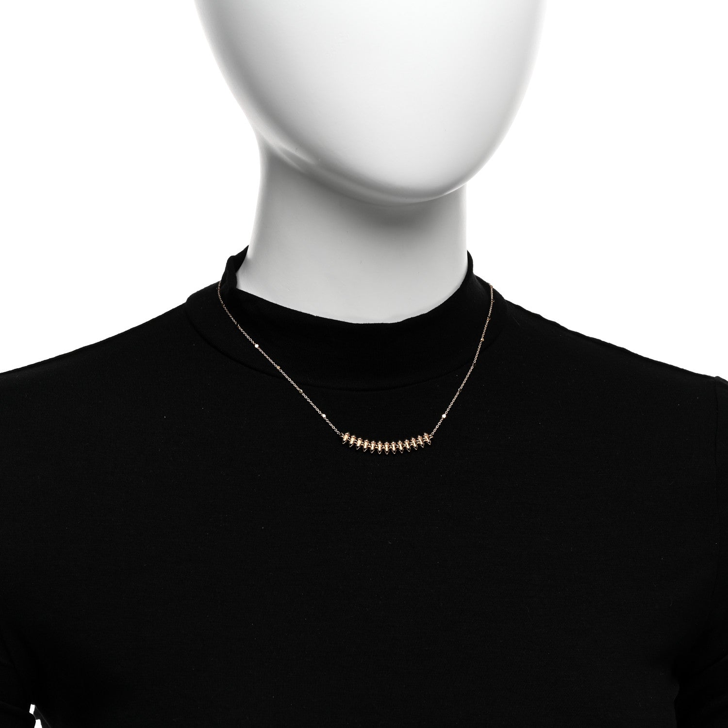 Cartier 18K Pink Gold Small Clash de Cartier Necklace 2 of 4