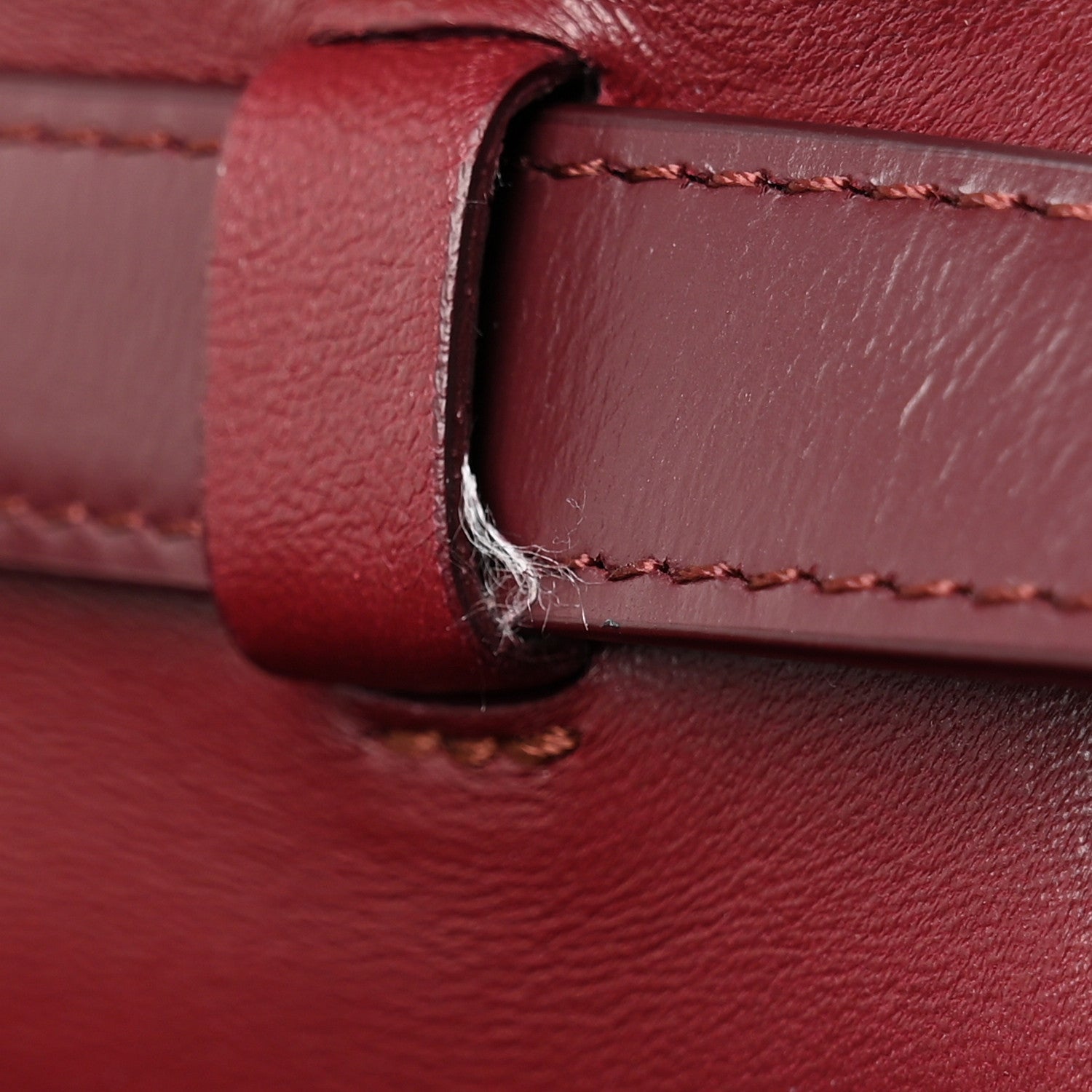 Celine Box Calfskin Teen Classic Box Flap Bag Burgundy 11 of 11