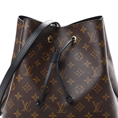 Louis Vuitton Monogram Neonoe MM Black 7 of 11
